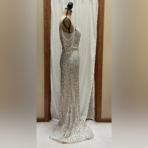 Sequin Mermaid Hem Formal Dress Gala Dress size S - Picture 4 of 16